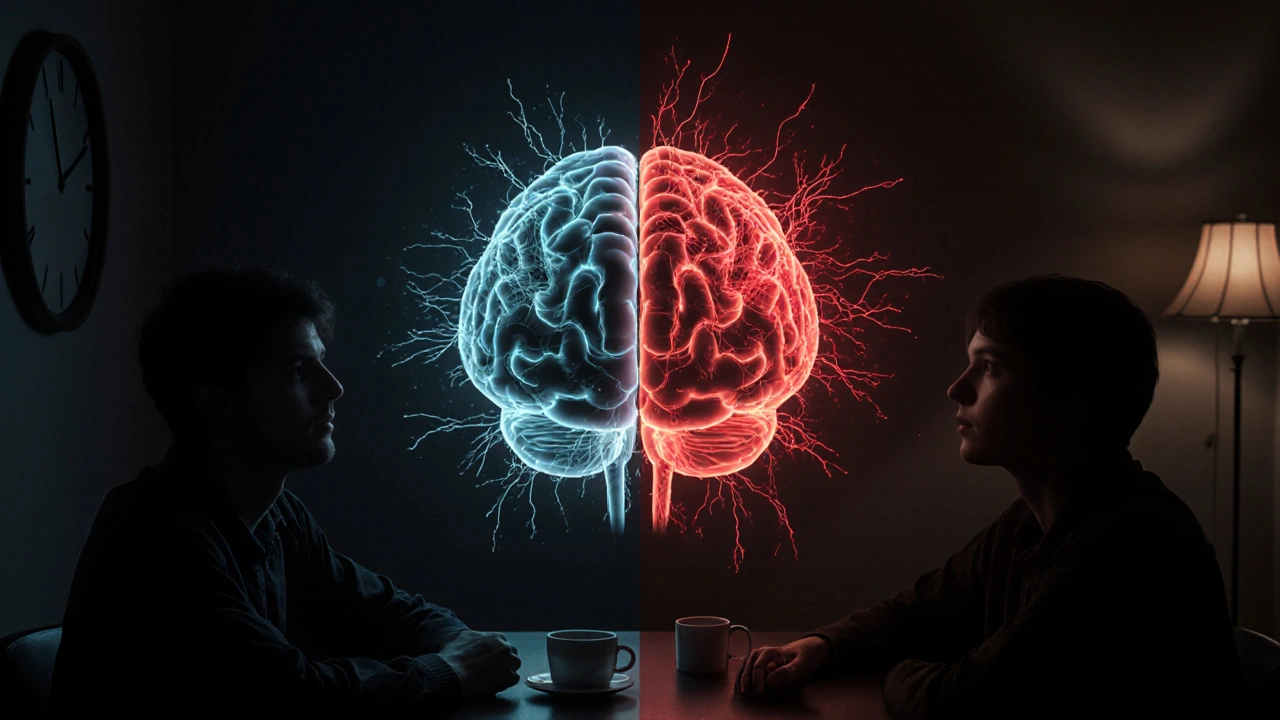 Rozdělený mozek: mírný efekt marihuany vs. přetížení hašišem